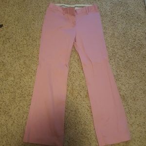 Pink striped pants